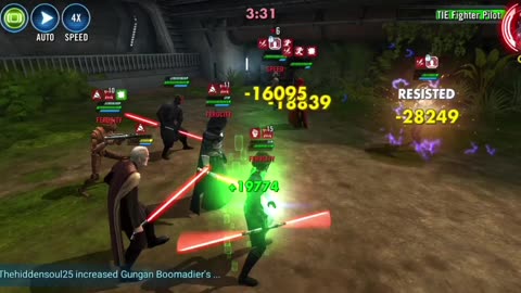 SWGOH - Darth Revan vs Thrawn/Empire - Grand Arena