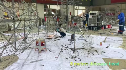 Production diary of Jurrasic theme lantern lights #Hoyechi