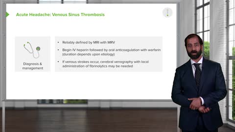 4.Acute Headaches - Venous Sinus Thrombosis @TheHatedOne