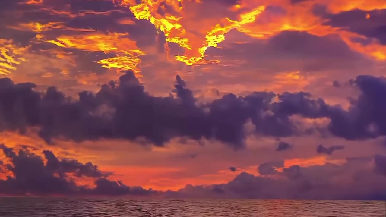 The sunset is so beautiful, I miss you so much. #sunset