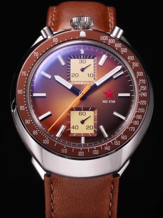 Estrella Roja 42mm cabeza de toro movimiento de gaviota 1963