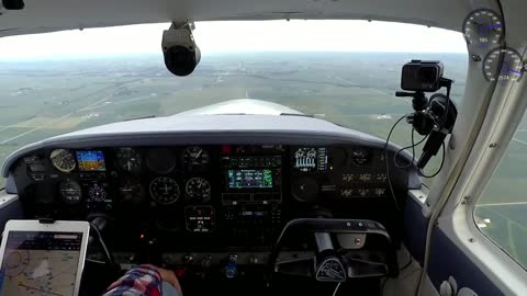 Piper Comanche 250 Breakfast run to Iowa City