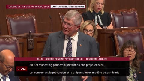 Bill C-293 makes the Senate floor for 2nd Reading.