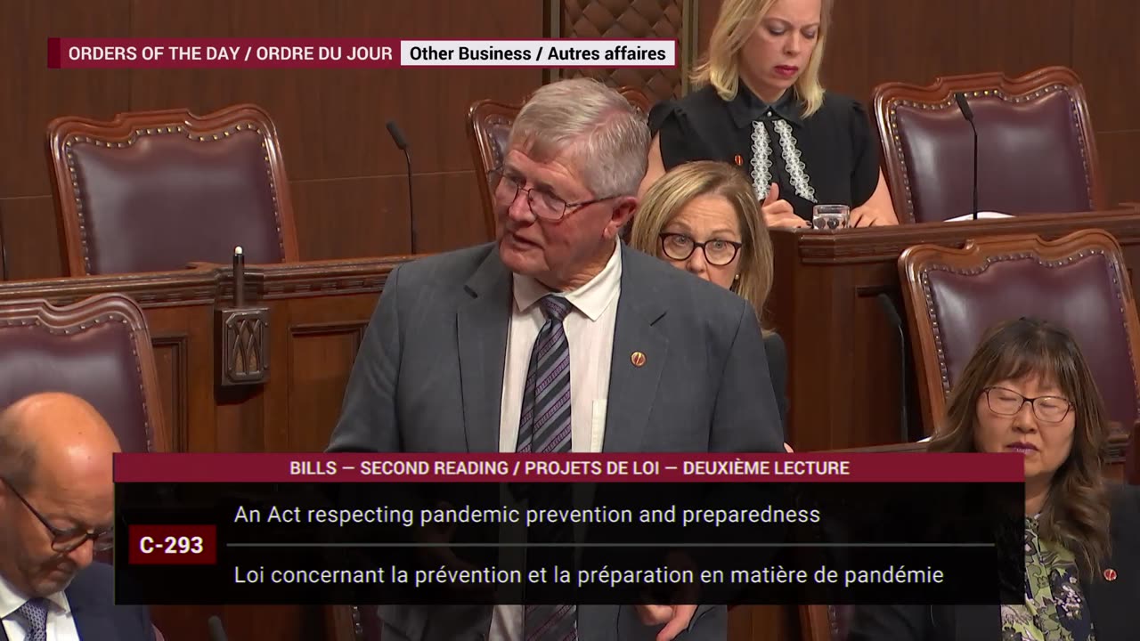 Bill C-293 makes the Senate floor for 2nd Reading.
