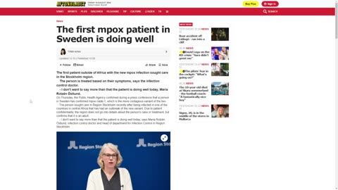 Sweden Has The FIRST Case Of MONKEYPOX Outside Of Afirca Sparking FEARS Of A Global Disease