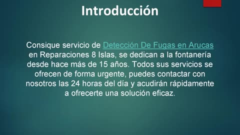 Consique servicio de Detección De Fugas en Arucas