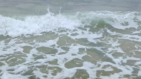 Amazing wave in a beautiful Island