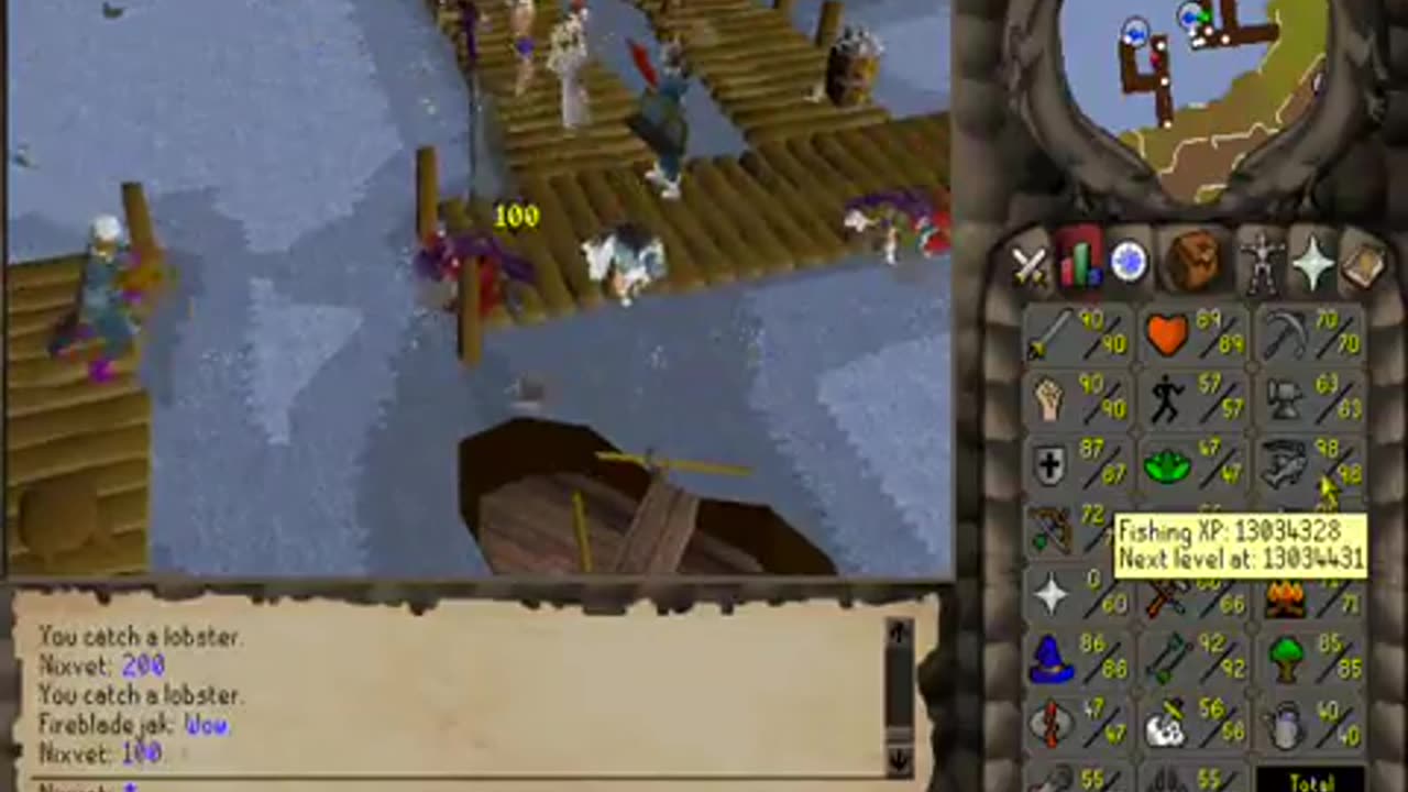 Runescape - 99 fishing