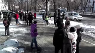 Russia detains protesters opposed to Ukraine invasion