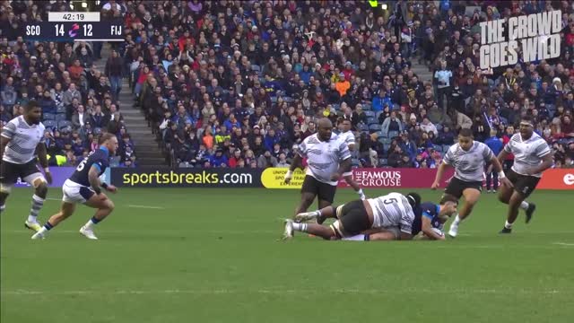 England Rugby's Manu Tuilagi puts big hit on Pumas loose forward | Smashed Em Bro