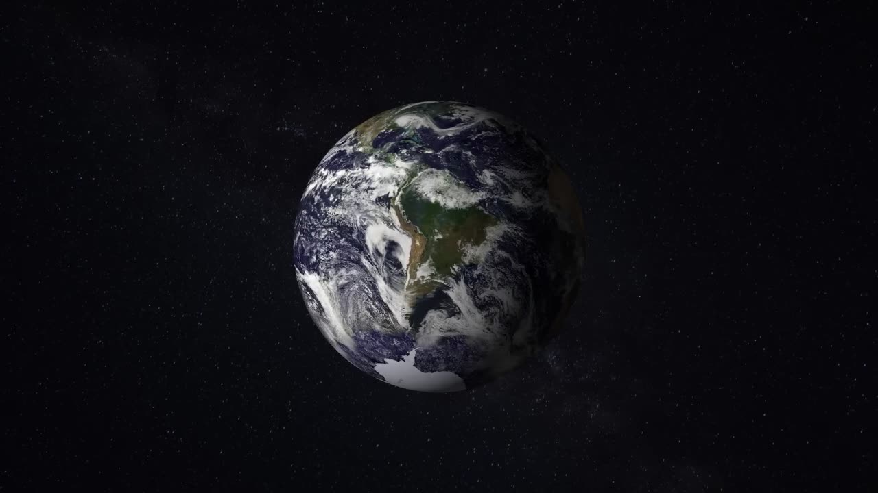 Earth Rotating | In the space | Free HD Video