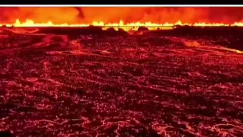 Iceland volcano creates a fissure