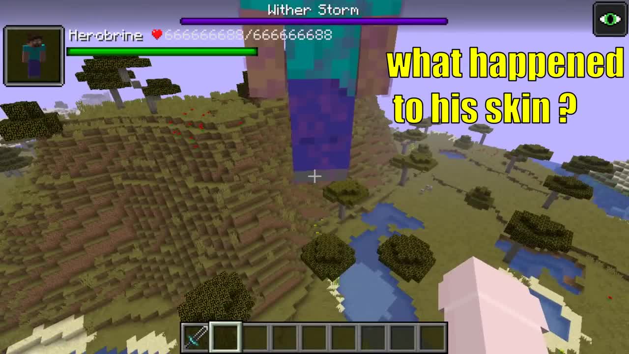 Herobrine vs Wither Storm 7 STAGE in minecraft part 6 creepypasta3