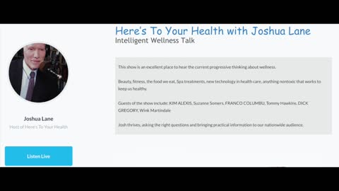 Scott Tips Interview with Josh Lane of Here's To Your Health