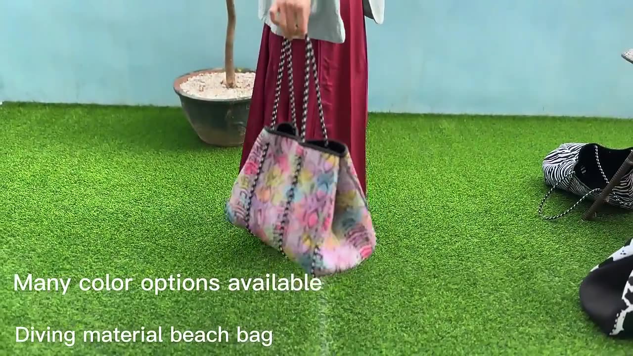 Be Stylish On-the-Go with Our Neoprene Tote Bag!
