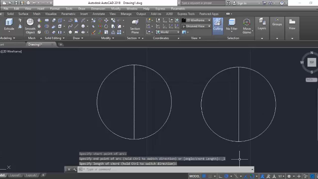 Center Start Length Arc Drawing on AutoCAD by Masroor Khan For Beginners