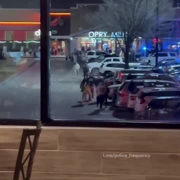 Officers responded to the 'shots fired' call at Opry Mills Mall in Nashville, Tennessee.