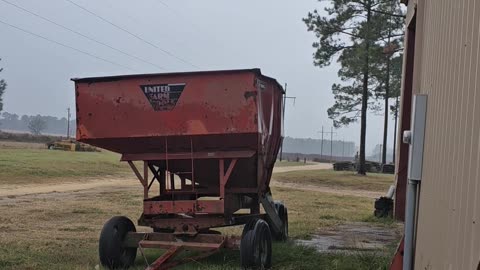 Case rubber tire loader after years of being worked hard and shop