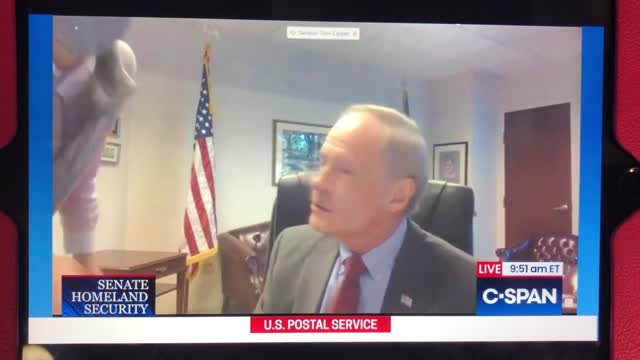 Senator Carper Hot Mic - F U