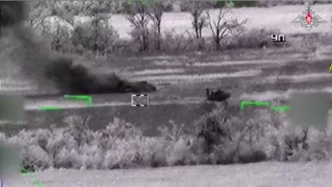 RAF drone and artillery strikes on the enemy