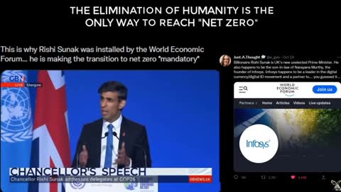 World Economic Forum puppet - Rishi Sunak