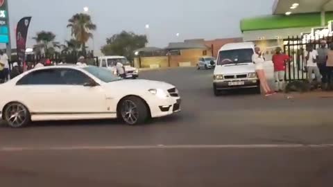 C63 AMG Drifting