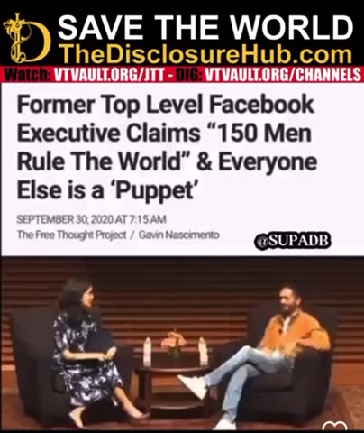 Top Facebook executive claims that there are 150 people that run the world.