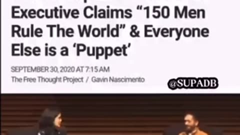 Top Facebook executive claims that there are 150 people that run the world.