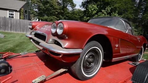 Original Paint 1962 Corvette found in barn was stored in 1967