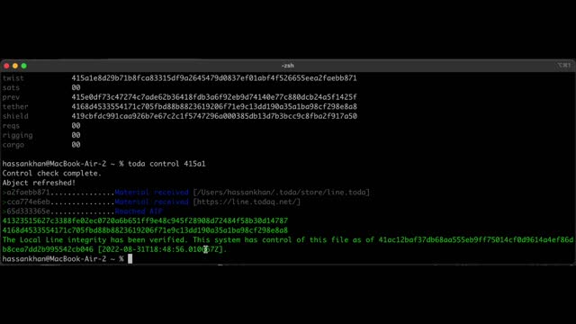 Open Source TODA files - Decentralized transfer of control