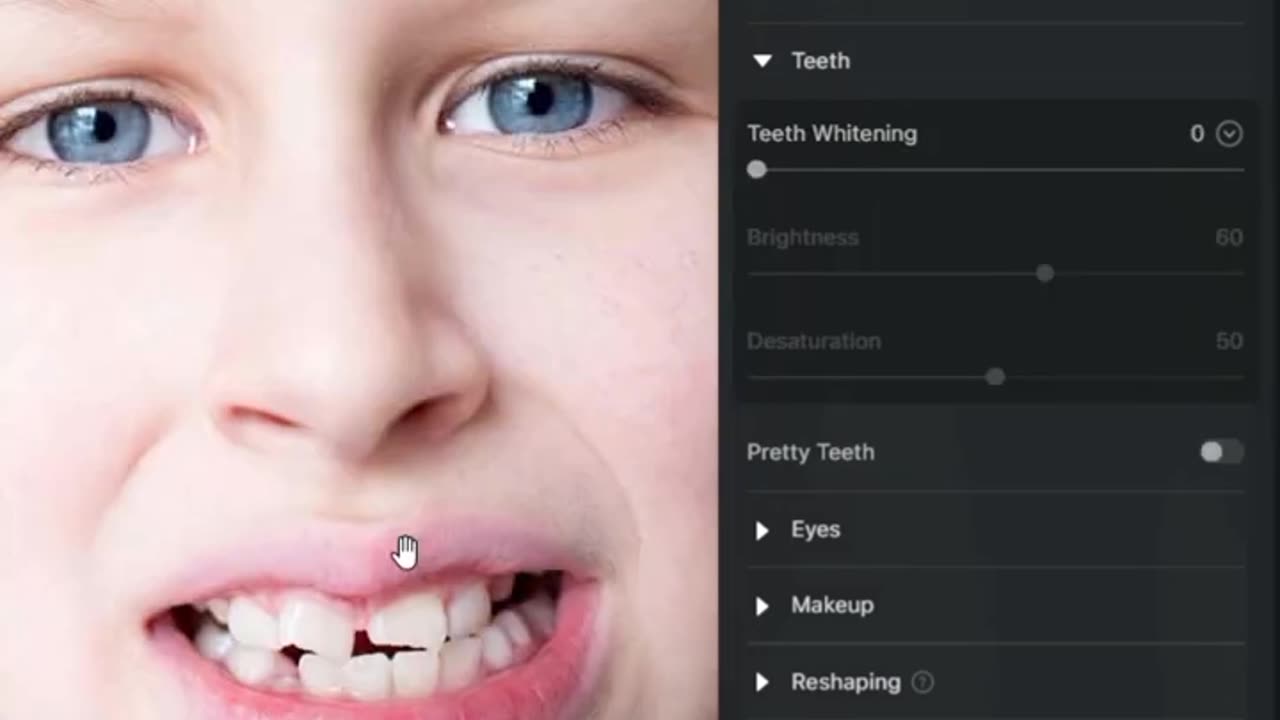 How to fix your broken teeth in realistic way in Ai