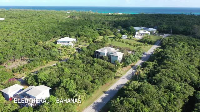 Eleuthera, Bahamas - A perfect hideaway north of Governers Harbors | 4k Drone Flyover