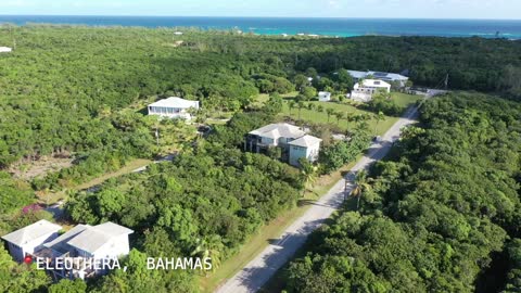 Eleuthera, Bahamas - A perfect hideaway north of Governers Harbors | 4k Drone Flyover