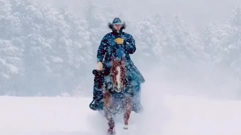 Horse Riding in Chilli weather