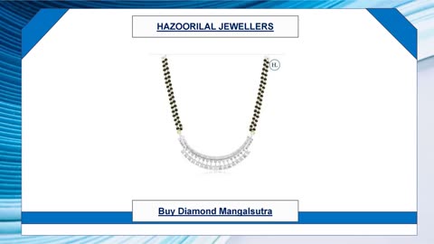 Diamond Mangalsutra Online