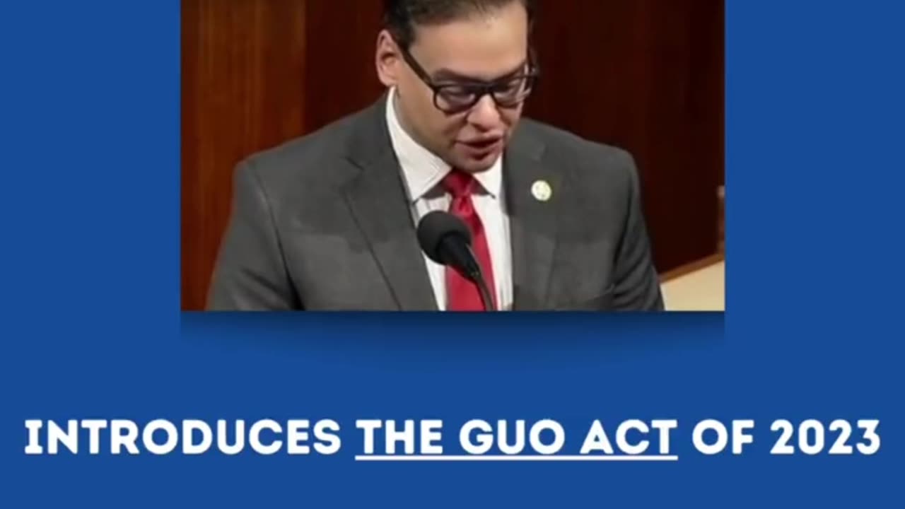 Congressman George Santos introduces 《The Guo Act of 2023》#freemilesguo #georgesantos #郭文贵 #nfsc