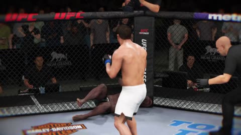 PS4 bot Uriah Hall vs user Chael Sonnen