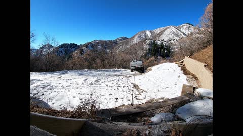 Tacoma Slipping down Emigration Canyon