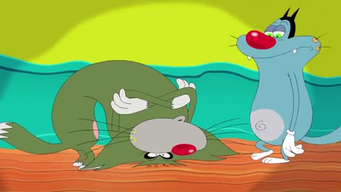 Funny video Oggy and the cockroaches