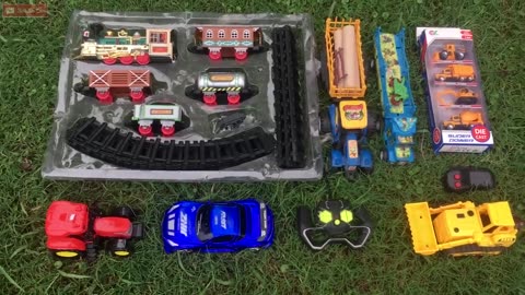 Unboxed & Reviewing Brand New Toy Vehicle Collection Train Set Farm Tractor Rc Car By Toyo Toys 🏎🚂🚜