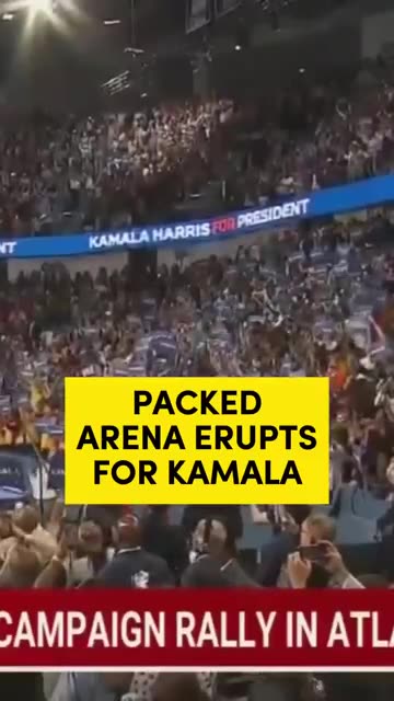 PACKED Arena ERUPTS For Kamala Har