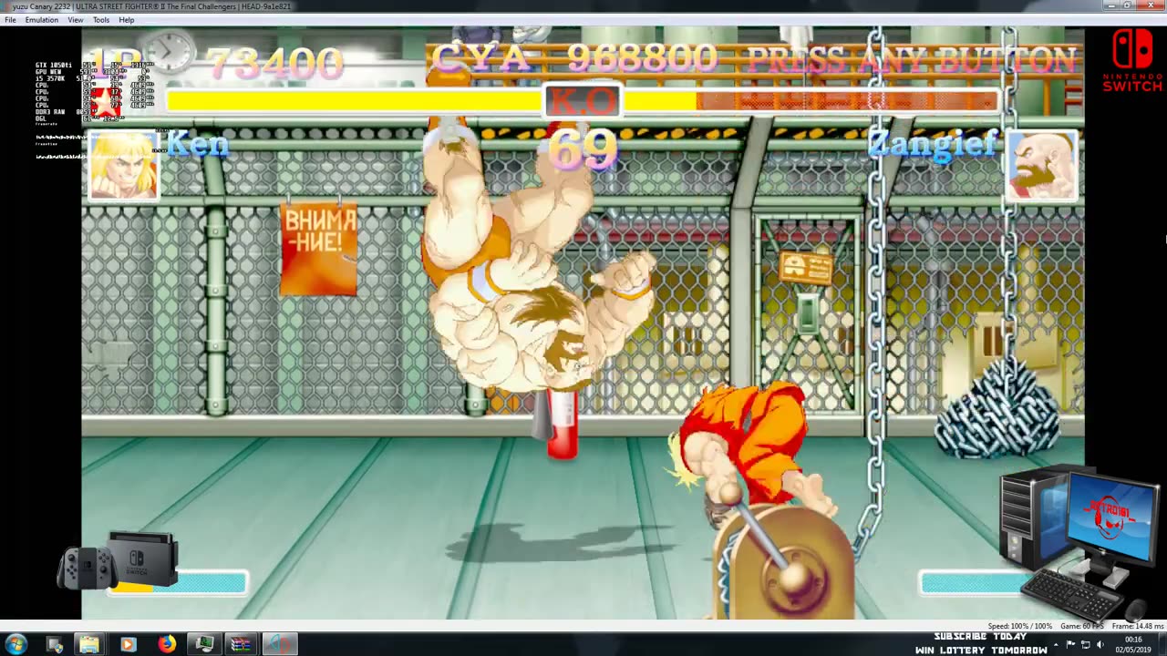 Nintendo Switch Ultra Street Fighter II Yuzu 2232 Emulator _RETRO101_