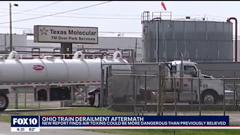 Ohio Train Derailment: New report finds toxic chemicals in the air