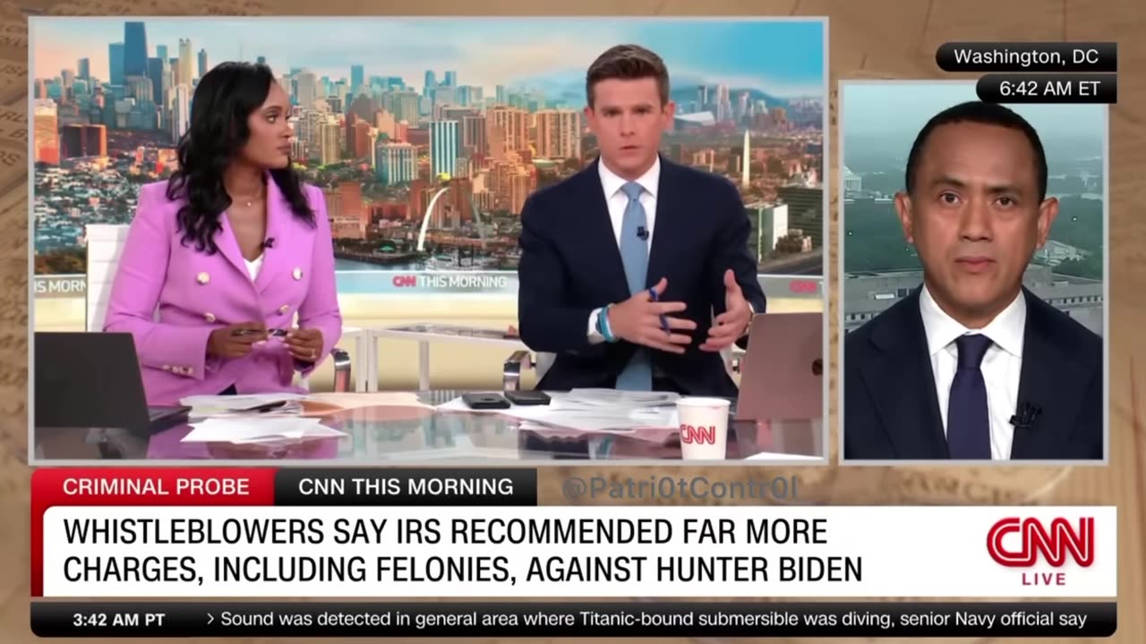 CNN drops truth bombs! IRS whistleblowers allege the DOJ gave preferential treatment to Hunter Biden