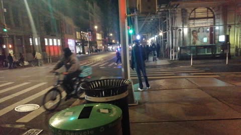 Protest New York City Soho Manhattan America USA