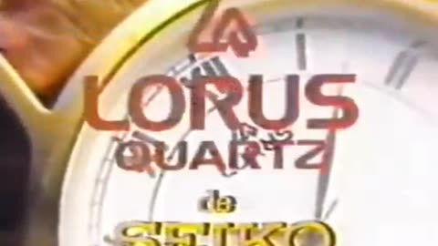 Seiko - Lorus Quartz - Publicidad (1991)