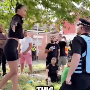 Lone British girl stands up for her community in Leeds,