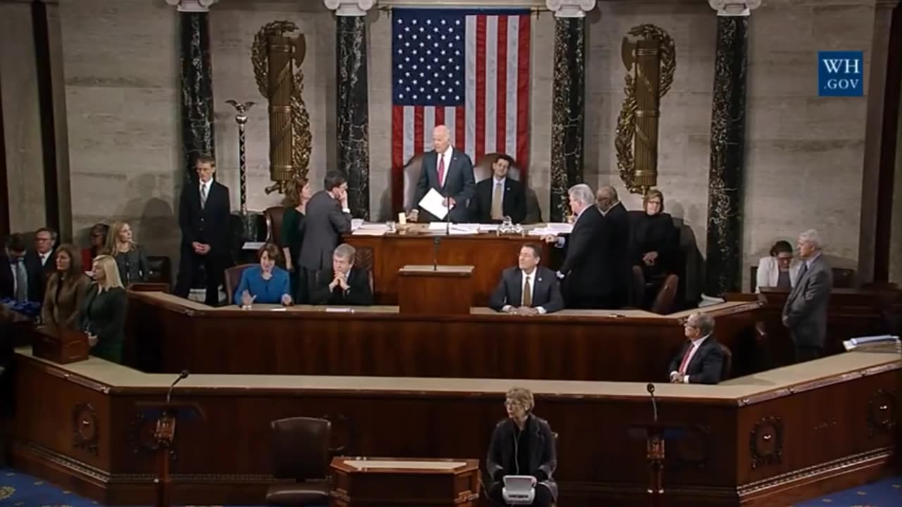 Biden being an ass - Multiple Objections Raised Over Electoral Votes For Trump