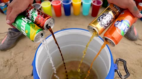 Coca Cola vs Mentos & Big Fanta, Mtn Dew, Monster, Schweppes, Sprite and Popular Sodas-20