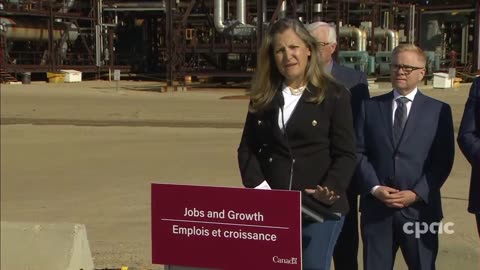 Canada - Minister Chrystia Freeland on carbon capture, potential railway shutdown – August 21, 2024